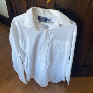 Mens white American Living button down shirt.